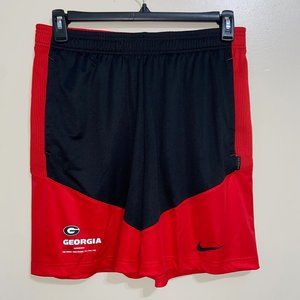 Nike Team Issued Georgia Bulldogs UGA Dawgs Dri-FIT Football Shorts DN5712-010